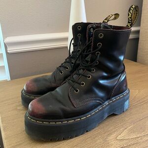 Platform Dr. Martens Sz 38 in Cherry